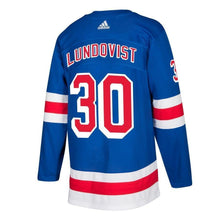 Load image into Gallery viewer, Henrik Lundqvist New York Rangers adidas Player Jersey - Royal