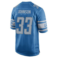 Load image into Gallery viewer, Kerryon Johnson Detroit Lions Nike Game Jersey - Blue