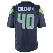 Load image into Gallery viewer, Derrick Coleman Seattle Seahawks Nike Game Jersey - College Navy