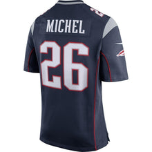 Load image into Gallery viewer, Sony Michel New England Patriots Nike Game Jersey - Navy