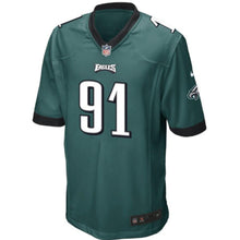 Load image into Gallery viewer, Fletcher Cox Philadelphia Eagles Nike Team Game Jersey - Midnight Green