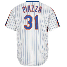 Load image into Gallery viewer, Mike Piazza New York Mets Majestic Cool Base Cooperstown Collection Player Jersey - White