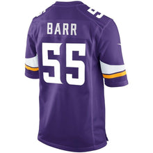 Load image into Gallery viewer, Anthony Barr Minnesota Vikings Nike Game Jersey - Purple