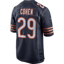 Load image into Gallery viewer, Tarik Cohen Chicago Bears Nike Game Jersey - Navy