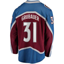 Load image into Gallery viewer, Philipp Grubauer Colorado Avalanche Fanatics Branded Home Breakaway Player Jersey - Maroon