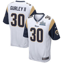 Load image into Gallery viewer, Todd Gurley II Los Angeles Rams Nike Super Bowl LIII Bound Game Jersey - White