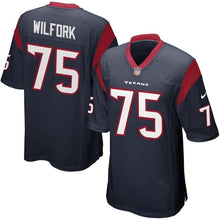 Load image into Gallery viewer, Vince Wilfork Houston Texans Nike Game Jersey - Navy Blue