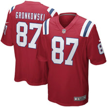 Load image into Gallery viewer, Rob Gronkowski New England Patriots Nike Alternate Game Jersey - Red
