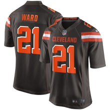 Load image into Gallery viewer, Denzel Ward Cleveland Browns Nike Game Jersey - Brown