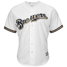 Load image into Gallery viewer, Keon Broxton Milwaukee Brewers Majestic Home Cool Base Replica Player Jersey - White