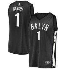 Load image into Gallery viewer, D'Angelo Russell Brooklyn Nets Fanatics Branded Fast Break Alternate Jersey - Charcoal