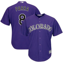 Load image into Gallery viewer, Gerardo Parra Colorado Rockies Majestic Alternate Official Cool Base Player Jersey - Purple