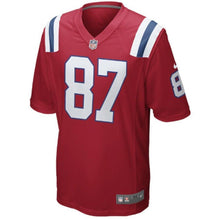 Load image into Gallery viewer, Rob Gronkowski New England Patriots Nike Alternate Game Jersey - Red
