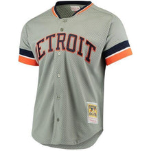 Load image into Gallery viewer, Kirk Gibson Detroit Tigers Mitchell &amp; Ness Fashion Cooperstown Collection Mesh Batting Practice Jersey - Gray