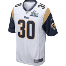Load image into Gallery viewer, Todd Gurley II Los Angeles Rams Nike Super Bowl LIII Bound Game Jersey - White