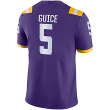 Load image into Gallery viewer, Derrius Guice LSU Tigers Nike Game Jersey - Purple