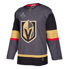 Load image into Gallery viewer, Vegas Golden Knights adidas 2018 Stanley Cup Final Bound Patch Jersey - Gray