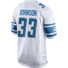 Load image into Gallery viewer, Kerryon Johnson Detroit Lions Nike Game Jersey - White