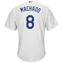 Load image into Gallery viewer, Manny Machado Los Angeles Dodgers Majestic Home Official Cool Base Jersey - White