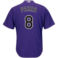 Load image into Gallery viewer, Gerardo Parra Colorado Rockies Majestic Alternate Official Cool Base Player Jersey - Purple