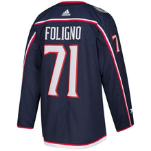 Load image into Gallery viewer, Nick Foligno Columbus Blue Jackets adidas Player Jersey - Navy