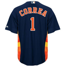 Load image into Gallery viewer, Carlos Correa Houston Astros Majestic Official Cool Base Player Jersey - Navy