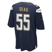 Load image into Gallery viewer, San Diego Chargers Nike Junior Seau Retired Player Game Jersey - Navy