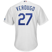 Load image into Gallery viewer, Alex Verdugo Los Angeles Dodgers Majestic Home Official Cool Base Player Jersey - White
