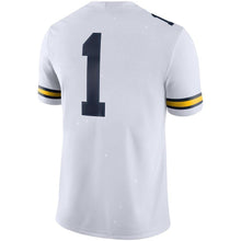 Load image into Gallery viewer, Michigan Wolverines Jordan Brand 2018 Game Football Jersey – White