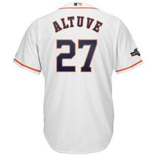 Load image into Gallery viewer, Jose Altuve Houston Astros Majestic 2019 Postseason Official Cool Base Player Jersey - White