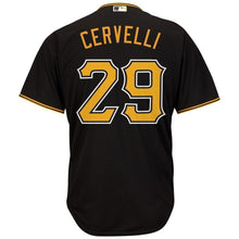 Load image into Gallery viewer, Pittsburgh Pirates Francisco Cervelli Majestic Jersey - Black/White
