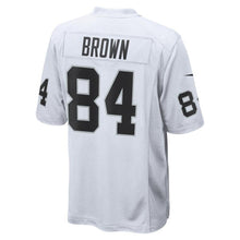 Load image into Gallery viewer, Antonio Brown Oakland Raiders Nike Game Jersey - White
