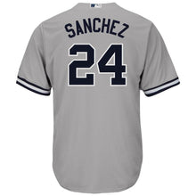 Load image into Gallery viewer, Gary Sanchez New York Yankees Majestic Road Official Cool Base Player Jersey - Gray