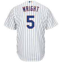 Load image into Gallery viewer, David Wright New York Mets Majestic Home Replica Cool Base Player Jersey - White/Royal
