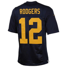 Load image into Gallery viewer, Aaron Rodgers Green Bay Packers Nike Elite Jersey - Navy Blue