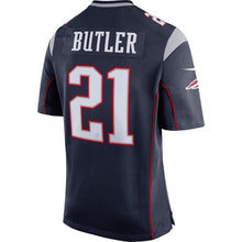 Load image into Gallery viewer, Malcolm Butler New England Patriots Nike Super Bowl LII Bound Game Jersey - Navy