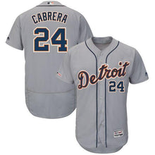 Load image into Gallery viewer, Miguel Cabrera Detroit Tigers Majestic Road Flex Base Collection Player Jersey - Gray
