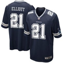 Load image into Gallery viewer, Ezekiel Elliott Dallas Cowboys Nike Game Jersey - Navy