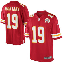 Load image into Gallery viewer, Joe Montana Kansas City Chiefs Nike Retired Player Limited Jersey - Red