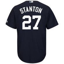 Load image into Gallery viewer, Giancarlo Stanton New York Yankees Majestic Cool Base Replica Player Jersey - Navy