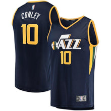 Load image into Gallery viewer, Mike Conley Utah Jazz Fanatics Branded Navy Fast Break Replica Jersey - Icon Edition