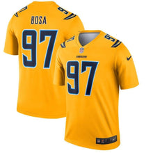 Load image into Gallery viewer, Joey Bosa Los Angeles Chargers Nike Inverted Legend Jersey - Gold