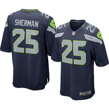 Load image into Gallery viewer, Richard Sherman Seattle Seahawks Nike Game Jersey - College Navy