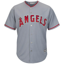 Load image into Gallery viewer, Mike Trout Los Angeles Angels Majestic Cool Base Player Jersey - Gray