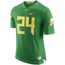 Load image into Gallery viewer, Oregon Ducks Nike #24 Limited Football Jersey - Apple Green