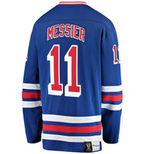 Load image into Gallery viewer, Mark Messier New York Rangers Fanatics Branded Premier Breakaway Retired Player Jersey - Blue