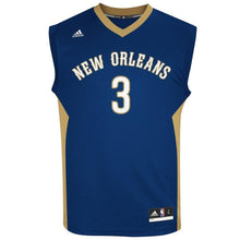 Load image into Gallery viewer, Mens New Orleans Pelicans Omer Asik adidas Navy Blue Road Jersey
