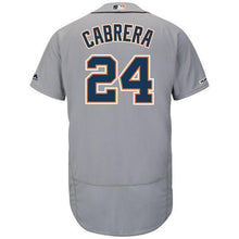 Load image into Gallery viewer, Miguel Cabrera Detroit Tigers Majestic Road Flex Base Collection Player Jersey - Gray