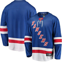 Load image into Gallery viewer, New York Rangers Fanatics Branded Breakaway Home Jersey - Blue