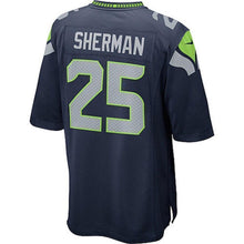 Load image into Gallery viewer, Richard Sherman Seattle Seahawks Nike Game Jersey - College Navy